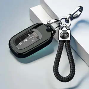 Key Fob Cover for (3/4/5 Buttons) Honda 2022 2023 2024 2025 Civic Accord HR-V Pilot CR-V, TPU, Black, silver, red, blue