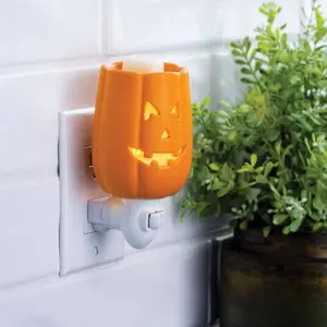 Jack O'Lantern Dish Pluggable Wax Warmer