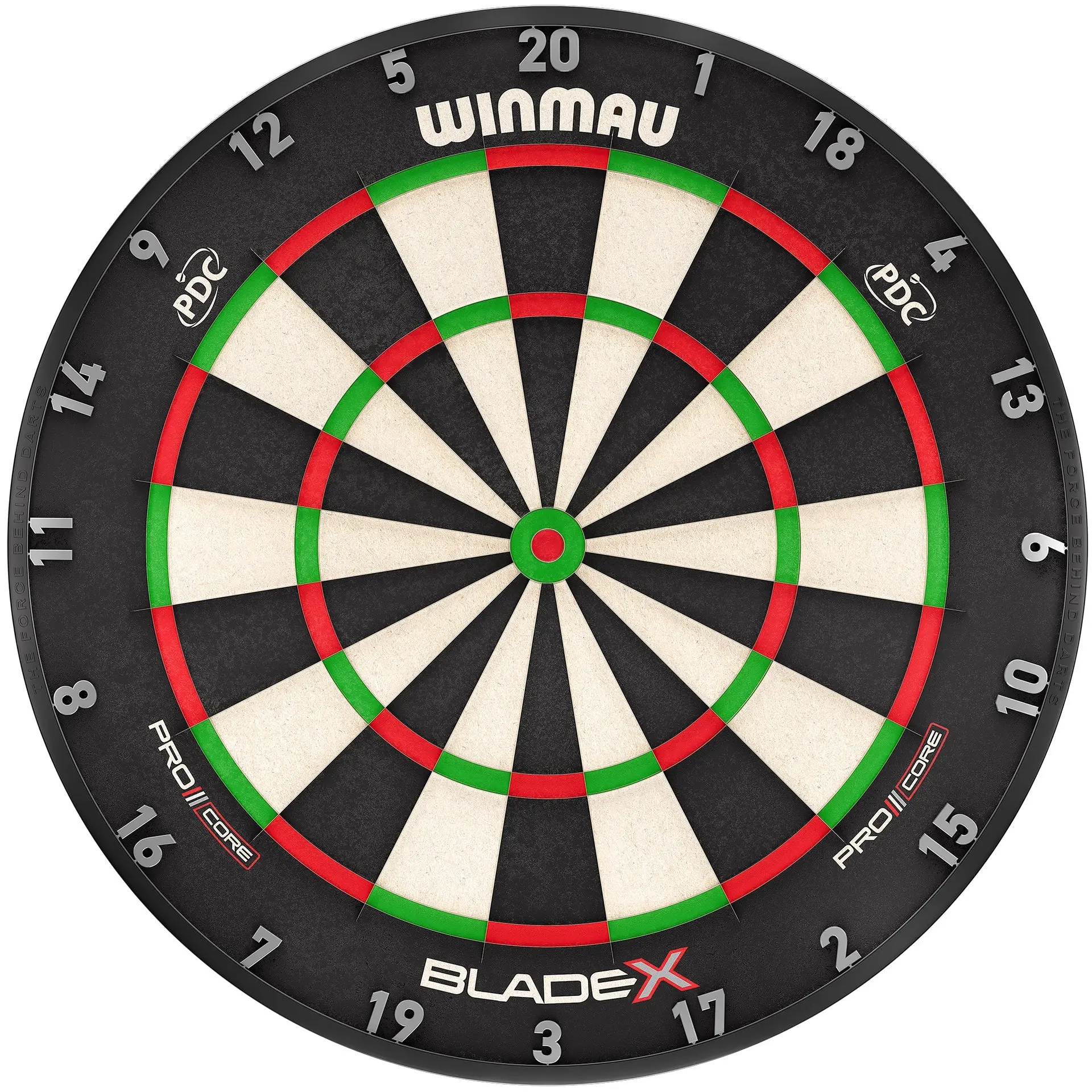 Professional Dartboard for Competition, Premium African Sisal with Ultra-Slim Wiring for Reduced Bounce-Outs, a Rotating Laser-Cut Steel Number Ring, and Precision Mounting System, 13% Longer Sisal, Self-Healing Properties, Long-Term Board Stability, Dart