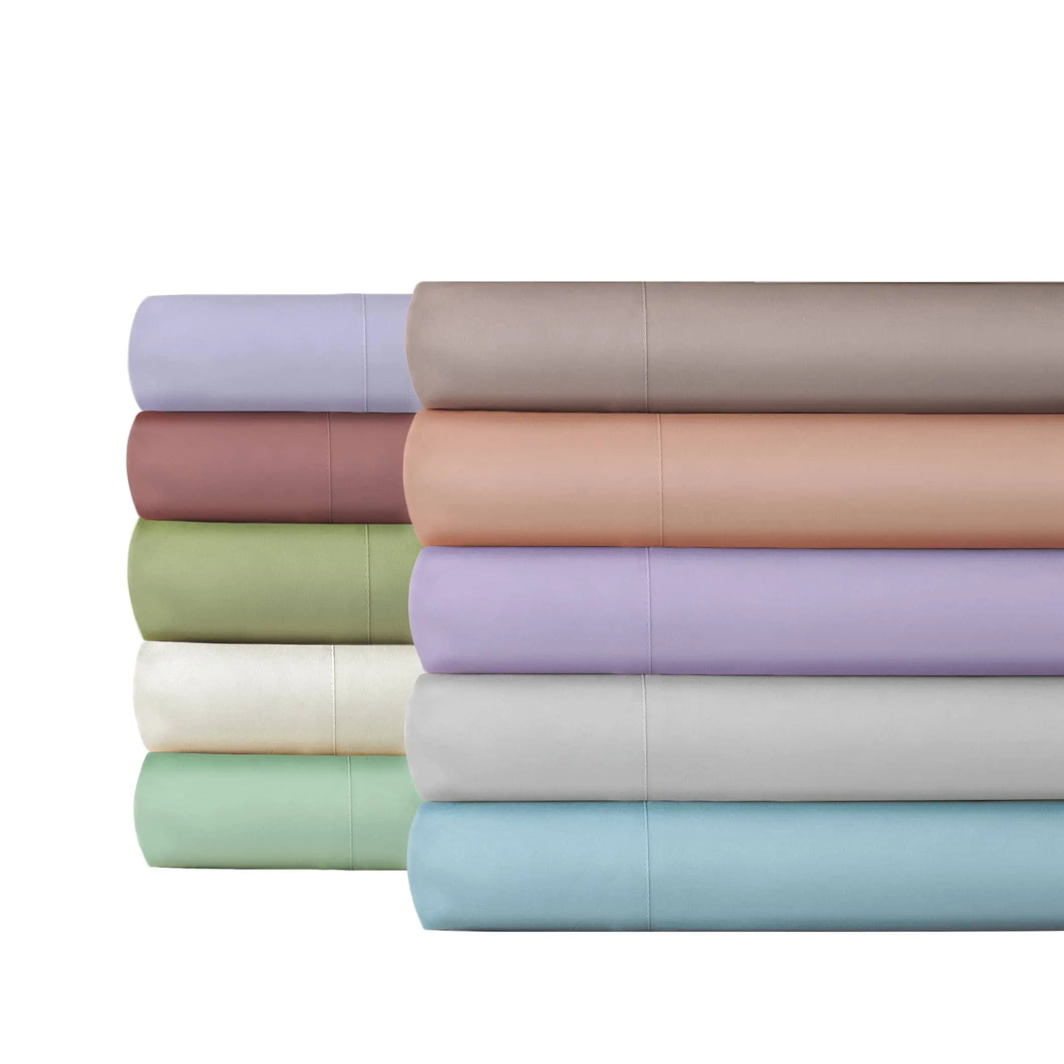 Everyday Essentials 6-Piece Microfiber Bed Sheets Set, Soft Bedding Sheet in Pastel Colors