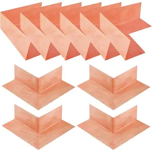 10 Pcs Shower Waterproof Membrane Corner Cover Set - 6 Inside & 4 Outside Polyethylene Seamless Waterproofing Membrane Liners for Shower Bathtub Wall Balcony Steam Room