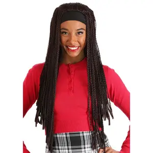 Women's Clueless Dee Black Costume Wig