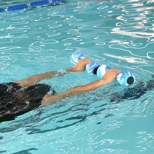 A Pair of Water Fitness Dumbbells Premium Swimming Gear Essential for Water Aerobics Pool Workouts & Home-Hotel-Pool Use Perfect for Beginners & Advanced Users Aquatic Fitness Accessory Ideal for Full-Body Conditioning