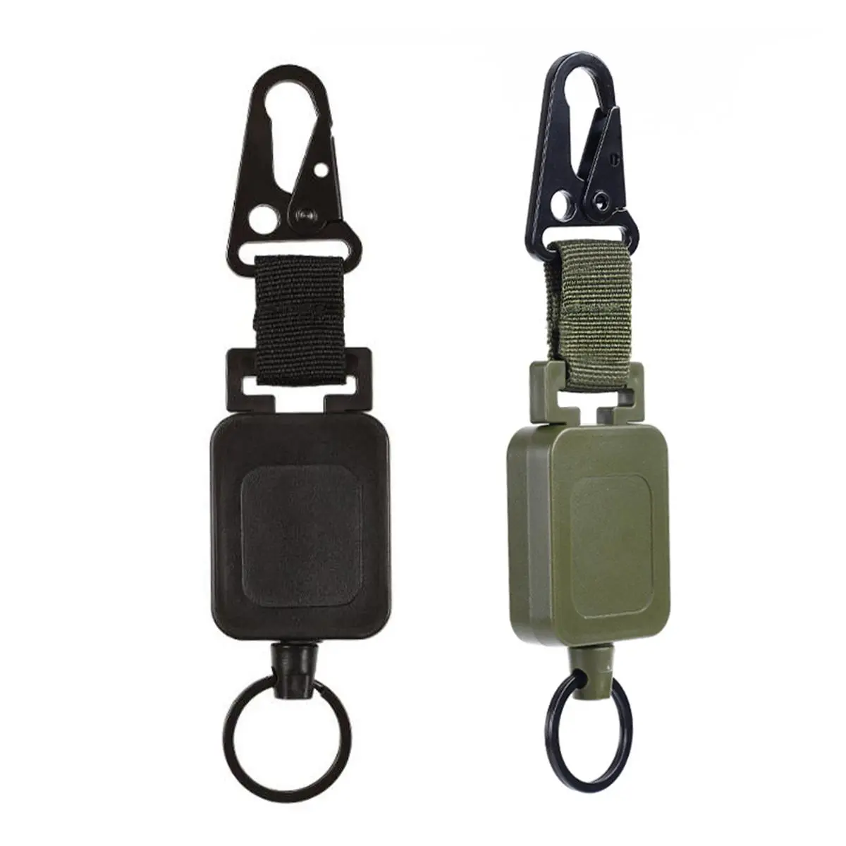 Retractable Badge Holder, 1 Count Durable ID Badge Holder with Clip, Identification Badges & Supplies for Office, School, Outdoor, Retractable Badge Reel, Badge Reels Retractable
