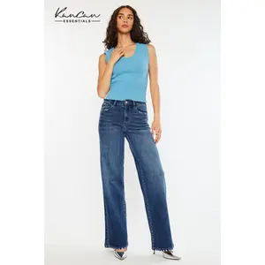 KANCAN - Tiara Essentials Women's Denim High Rise Wide