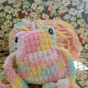 Handmade Crochet Frog - Knit Knots Crochet
