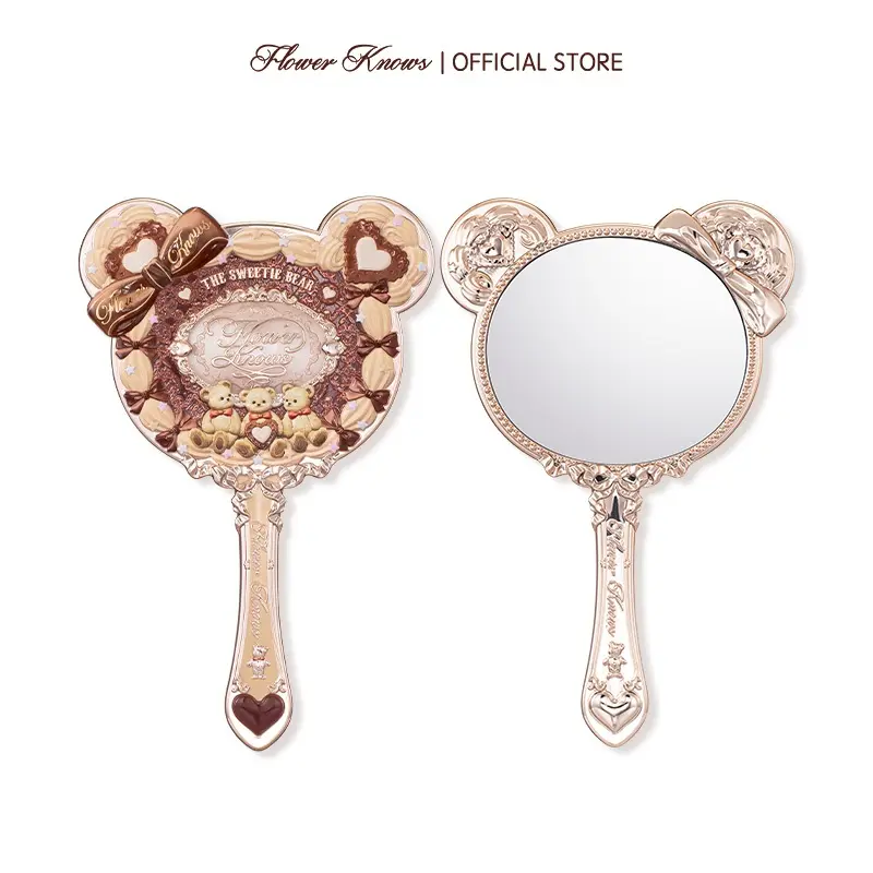 Flower Knows Hand Mirror Makeup Tools Portable Mirror Princess Makeup Mirror [GIFT]