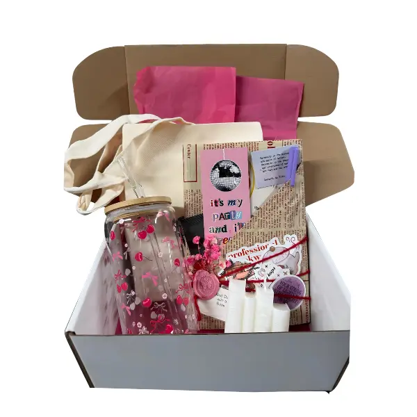 The Book Lover’s Bundle Cozy All-in-One Gift Set with Mystery Book Scented Candle Tote Bag Cozy Socks & Glass cup Tumbler for Reading Enthusiasts Child Age Group