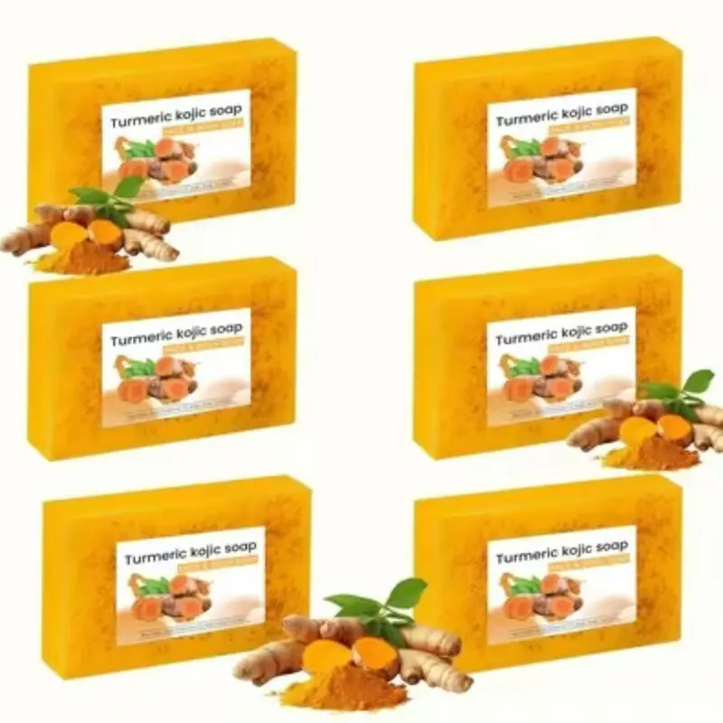 Lemon Turmeric Kojic Soap Fragrance, Honey Glow Lemon Turmeric Soap for Face and Body (2) Skin Repair Cleansing