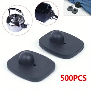 New Enhanced Anti-Theft Security Tags with Magnetic Buckle for Clothing - 500X EAS Hard Tags Pin Se