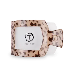 Blonde Tortoise Large Flat Square Hair Clip