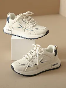 Spring New Casual Versatile Sneakers, High-Quality Couple Sports Running Shoes, Comfortable Soft Thick Sole, Breathable Anti-Slip Rubber Bottom