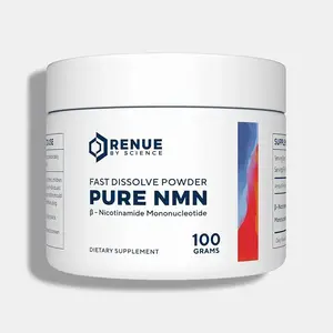 Renue by Science NMN (Nicotinamide Mononucleotide) Pure Powder Vitamin Supplement, Supports NAD+ Production, Energy, Focus, and Mitochondrial Health