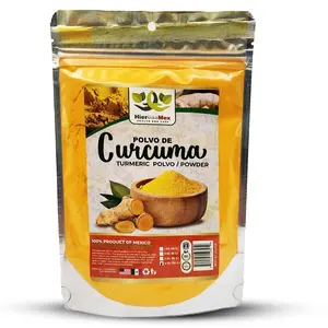 Polvo de Curcuma Turmeric Powder Hierba Natural Te Tea 4 oz.-113g Natural Mexican Herb Hierba Wild Crafted