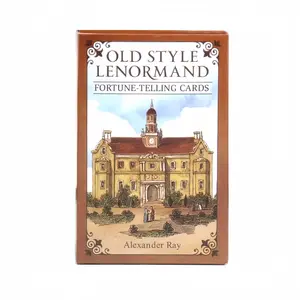 Vintage Lenormand Tarot Cards, Classic Enchanting Design Deck, Ideal for Divination & Meditation, High-Quality Paper Material, Perfect Gift for Enthusiasts