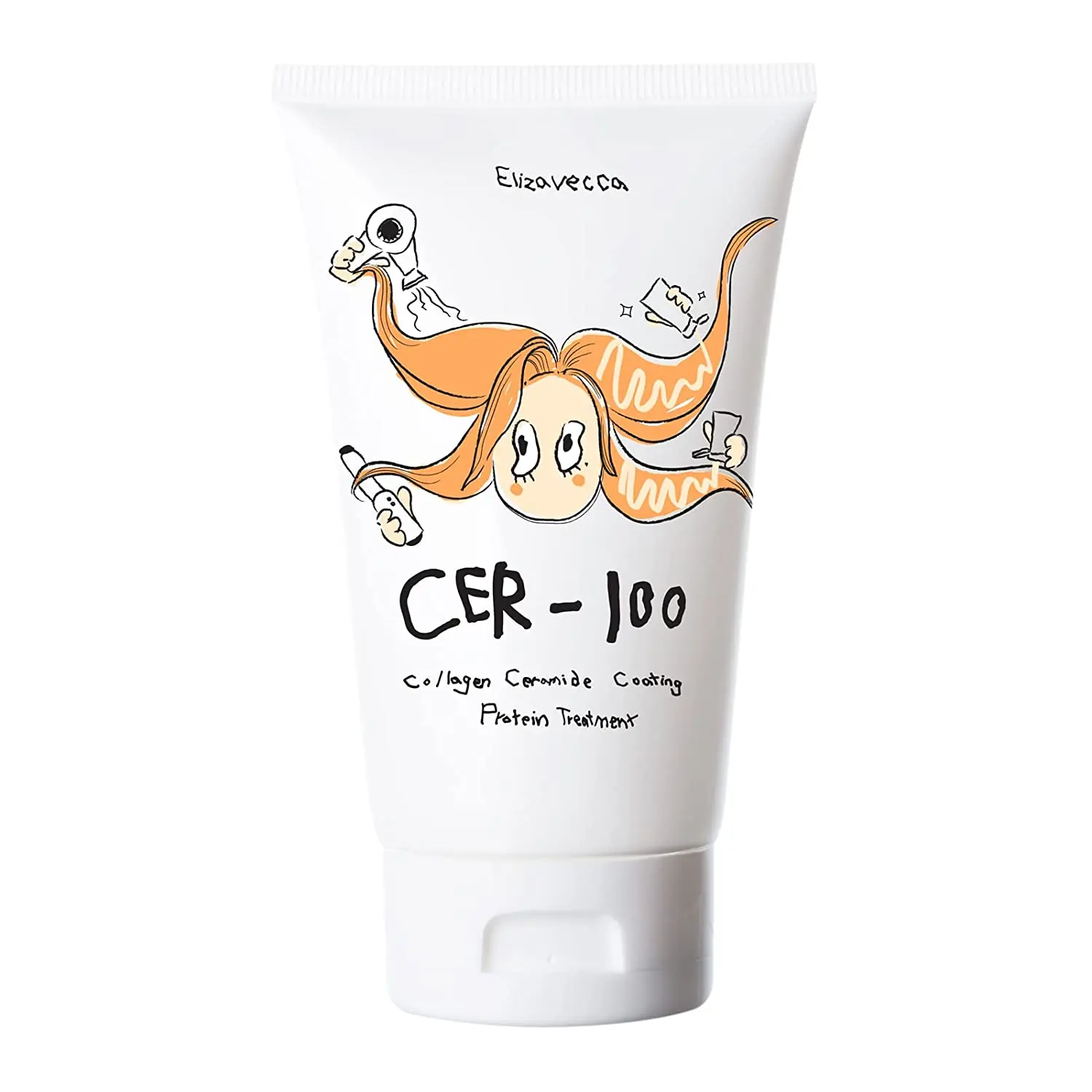 Elizavecca Cer-100 Collagen Coating Hair Protein Treatment 100Ml Comfort Haircare Blend Intensive Repair Restore