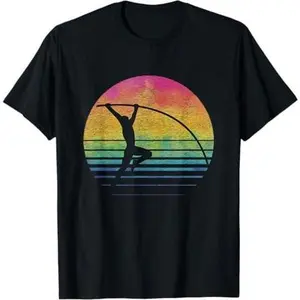 Pole Vault - Distressed Vintage Look Pole Vaulting T-Shirt