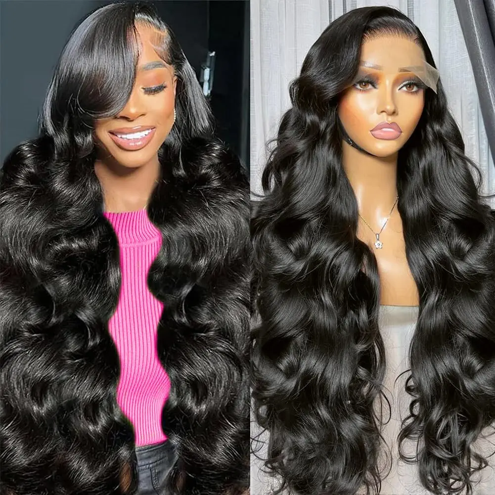 Bling Hair Body Wave 13x6 Lace Front Human Hair Wigs Brazilian 13x4 Body Wave Transparent Lace Frontal Wig 180 Density 4x4 Body wave Lace closure Wig For Women #TikTokShopBackToSchool