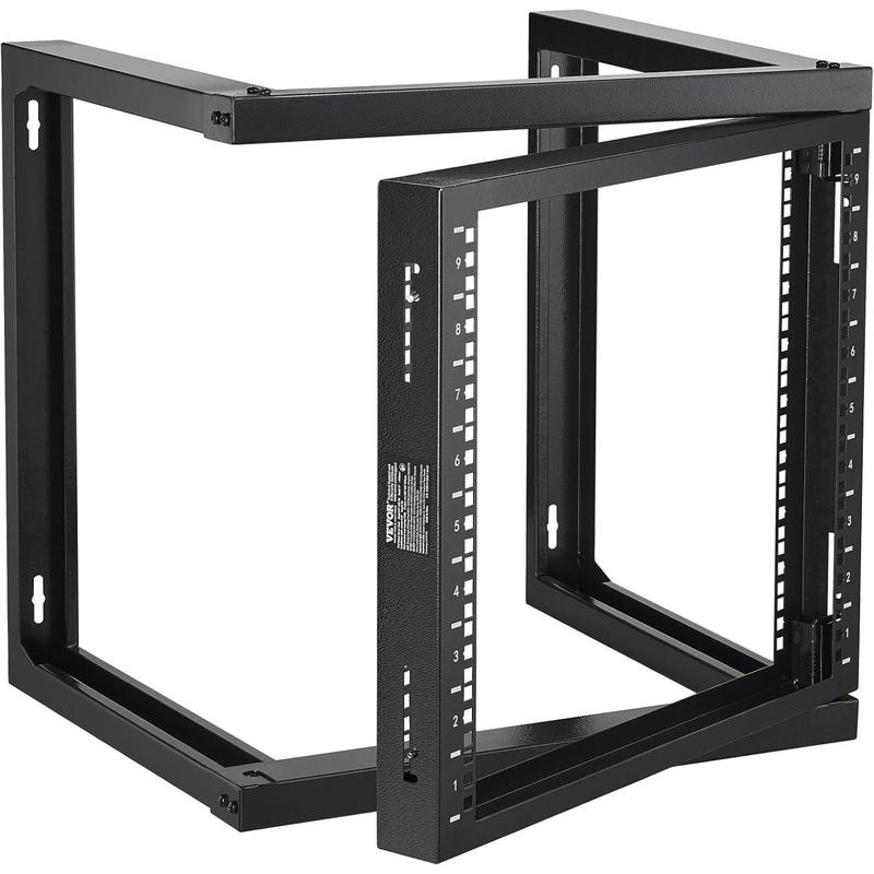 VEVOR 9U Server Rack, Wall Mount Network Rack for 19 Inch IT & AV ...