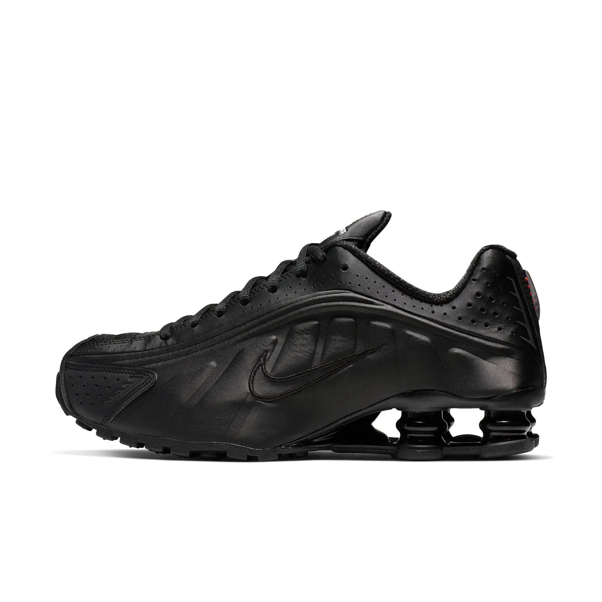 Nike Shox R4 "Black" - Women's Athletic Shoes Casual Sneakers, Lightweight Running Sneakers, Thick Soled Sneakers