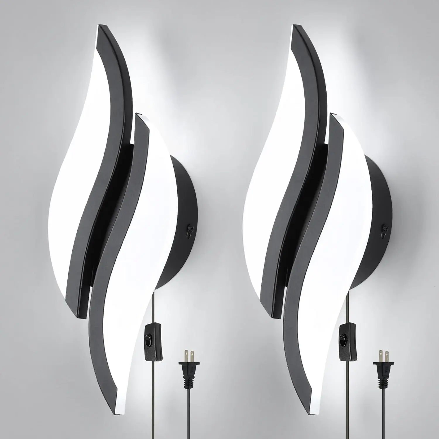 Black,Plug in