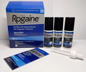 Men's ROGAINE 5% Minoxidil Solution Extra Strength 3 Month Supply 60ml