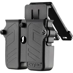 Magazine Fit 9mm 10mm .40 .45 Dual & Single Stack Magazines, Black