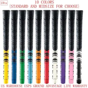 Carbon Yarn Anti-Slip Golf Grip 13Pcs Standardsize/Midsize - Yarn Anti-Slip Golf Iron Club Grips for Enhanced Performance Golf Clubs Golf Accessories