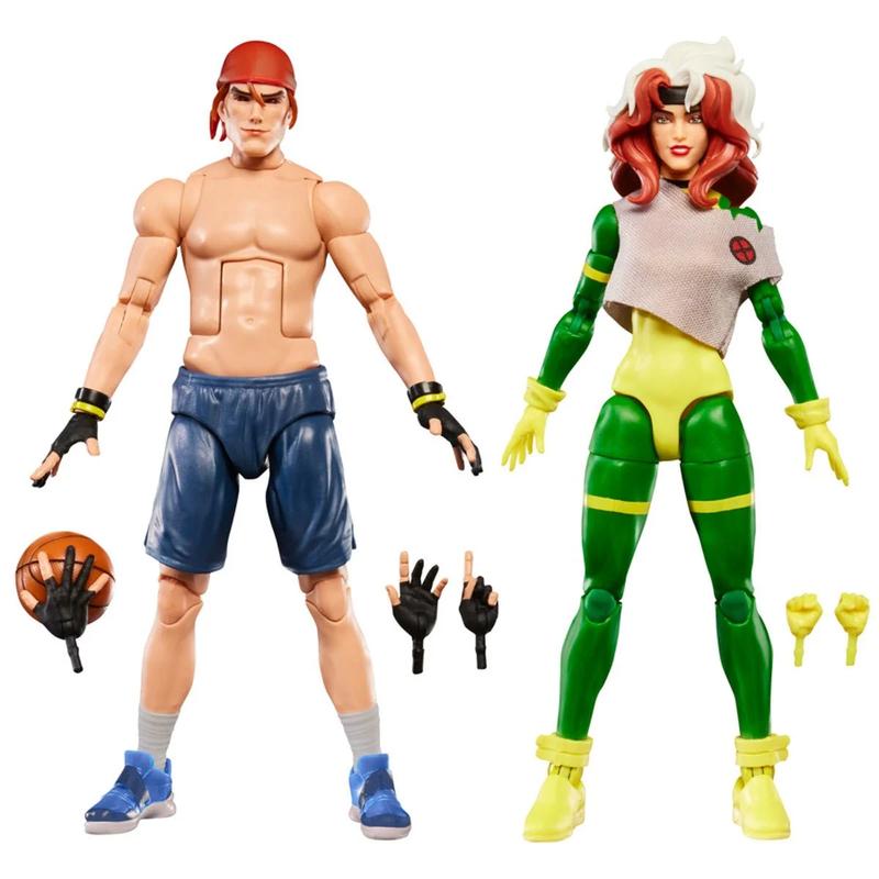 X-Men 97 Marvel Legends Series Gambit and Rogue 6-Inch Action Figures