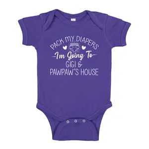 Gigi and Pawpaw Gift Baby Bodysuit One Piece, Toddler Shirt, I'm Going To Gigi and Pawpaw's House, Funny Gigi and Pawpaw Present, Grandkids