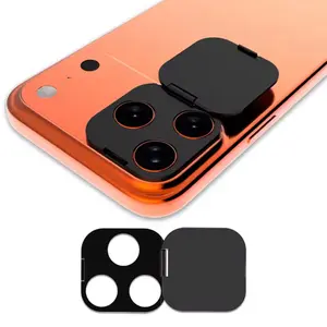 Camera Lens Privacy Screen Protector For iPhone 17 Pro Max WebCam Cover Anti-Peeping Strong Adhesive Back Cover Protective Cap For iPhone 17 Pro 17 Pro Max