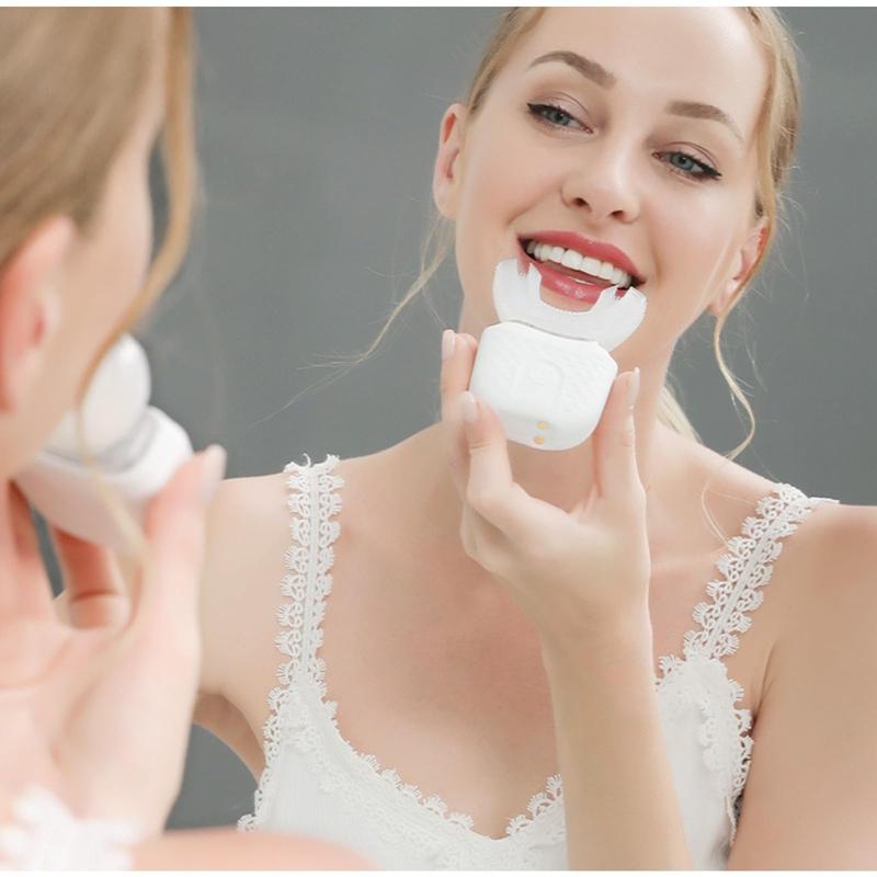 Electric 360 Tooth Brush, Full 360° Coverage with Multiple Modes, entle on Sensitive Gums, Time-Saving Daily Routine (White)