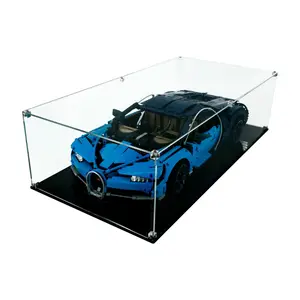 Clear Acrylic Display Case Compatible with LEGO® 42083 Technic Bugatti Chiron - Set Not Included