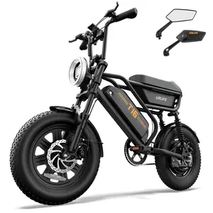 1000W Peak Motor Electric Bike for Adults/Teens 16" Fat Tire 48V 13AH Battery E-Bike 60 Miles Range Off-Road UL 2849 Certified with Powerful Motor & Long-Lasting Battery