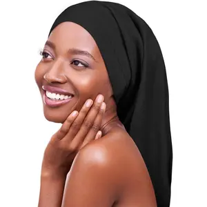 3 Size Satin Lined Sleep Caps for Braids,Dreadlocks Natural Curly Hair Adjustable