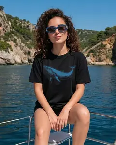 Whale T-Shirt, Nautical Graphic Tee, Ocean Animal Shirt, Marine Life T-Shirt, Sea Lover Gift