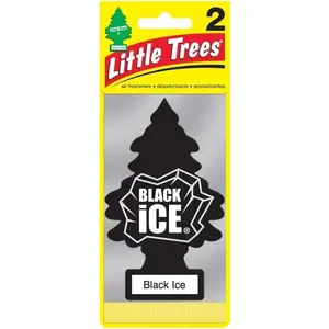 Black Ice Little Trees Air Fresheners (2-Pack)