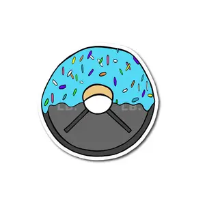 Donuts and Deadlifts Sticker Lifting Sticker Gym Sticker Crossfit Sticker