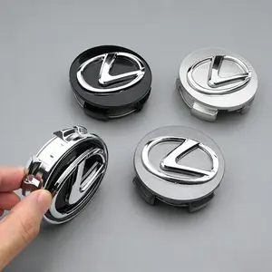 4Pcs 62mm Car Emblem Wheel Center Caps Rims Hub Cover Auto Decoration Accessories For Lexus LS LC RZ IS350 ES300 GS350 CT200h GX460 LX570 RX500h NX300 UX260 LM300 RC350 GS250 GS450h ES200 IS300 IS500