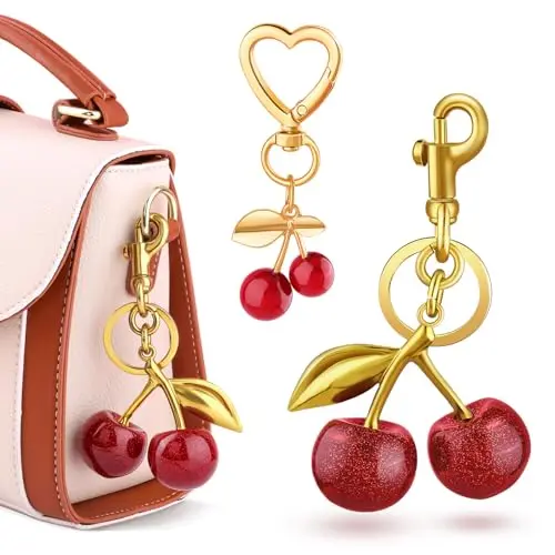 A07 2pcs Cherry Charm(mixed Sizes)