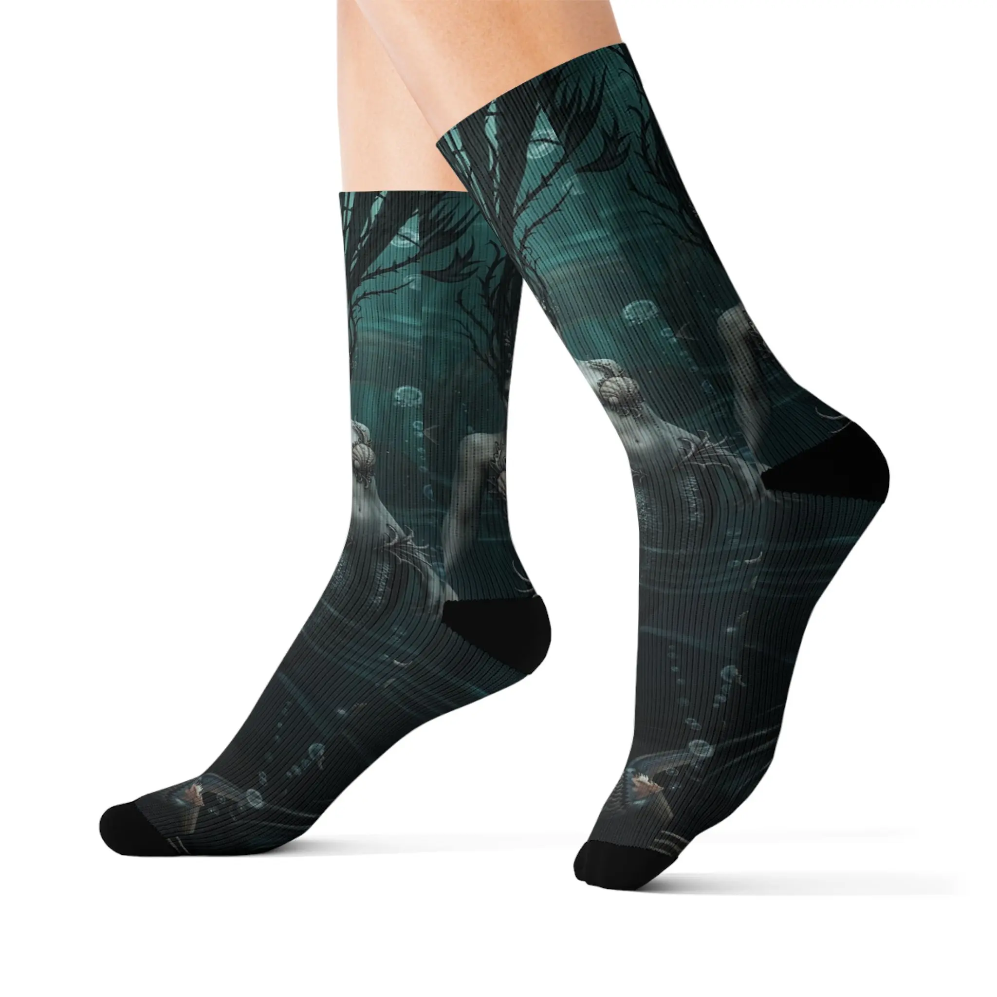 Mermaid Sublimation Socks