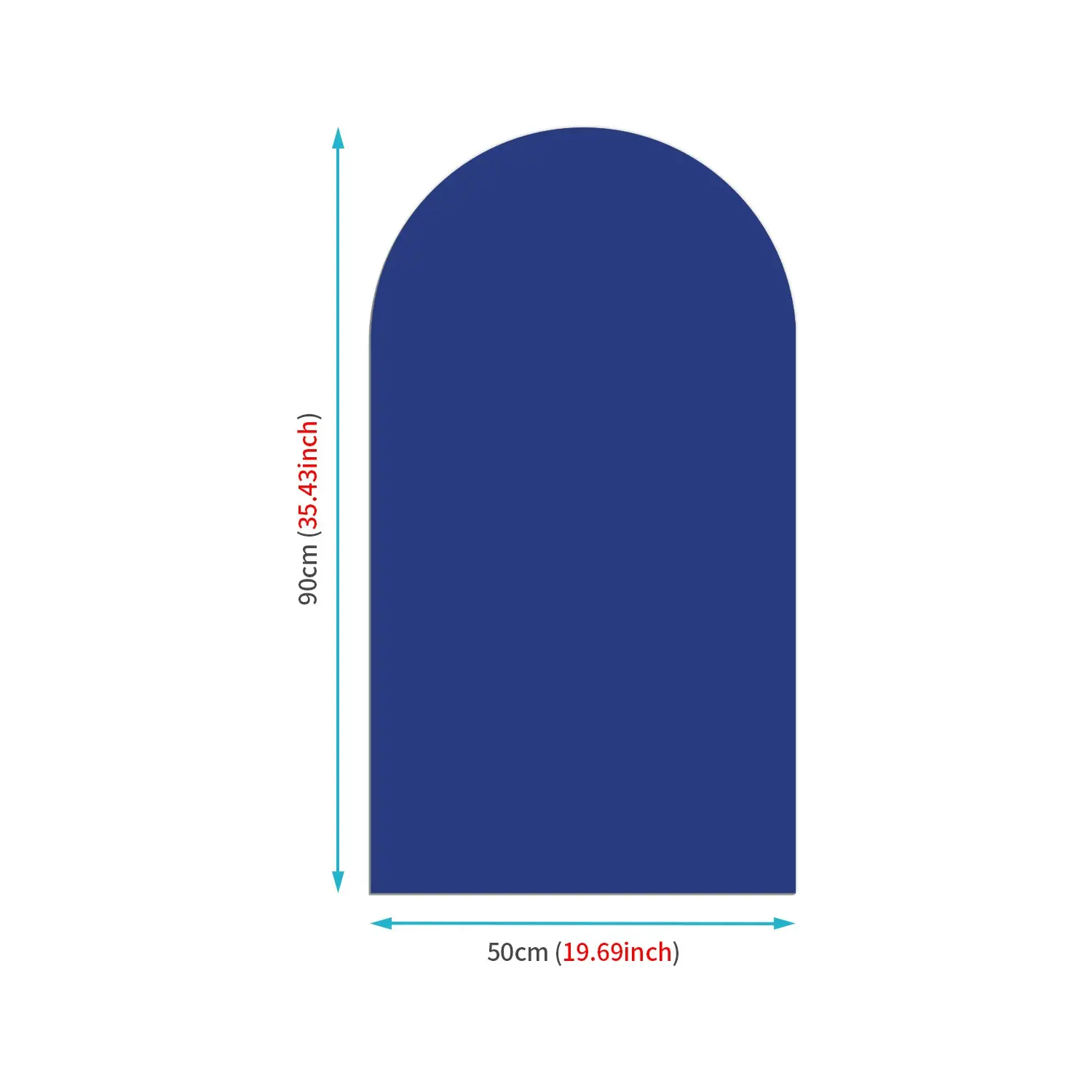 Drawing Writing Arch Whiteboard Wall Sticker, Self-Adhesive, Erasable, Removable, Reusable, Ideal for Home School Classroom