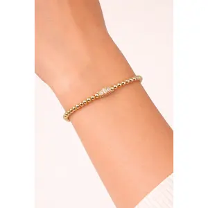 Ash Multi Nugget Ball Bracelet