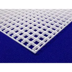 1/2" (12mm) White Grid Divider EggCrate Louvre 23.5" x 11.5" Nominal Size for Aquarium Lighting