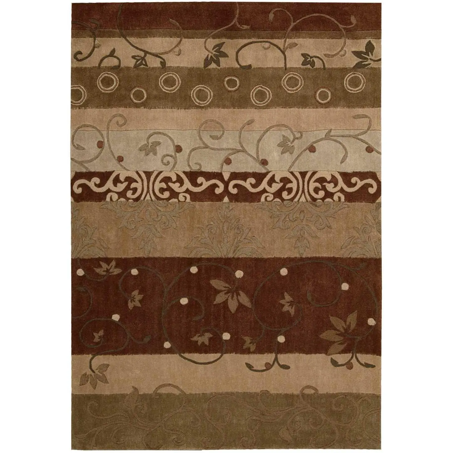 Nourison Home Contour CON10 Multicolor Contemporary Tufted Rug