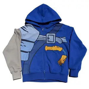 Blue zip-up sweatshirt and sweatpants paired with a long-sleeve pullover and a hooded sweatshirt, suitable for casual days and home comfort GARMENTARY