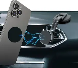 Magnetic Phone Holder for Car – Dashboard & Vent Mount – Compatible with iPhone and Andriods both– Magnetic Car Phone Mount