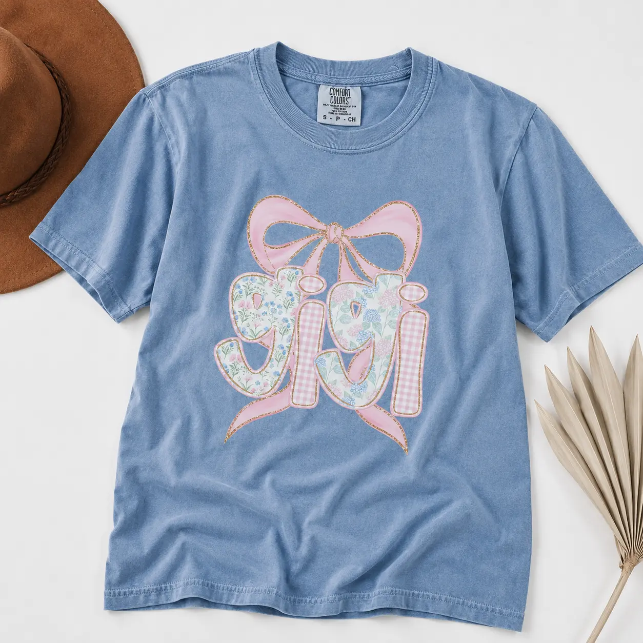Comfort Colors Gigi Shirt, Gift for Gigi T-Shirt, Mother’s Day Grandma Gift, Coquette Bow Gigi Tee, Baby Announcement Shirt for Grandmother - TrendWear USA