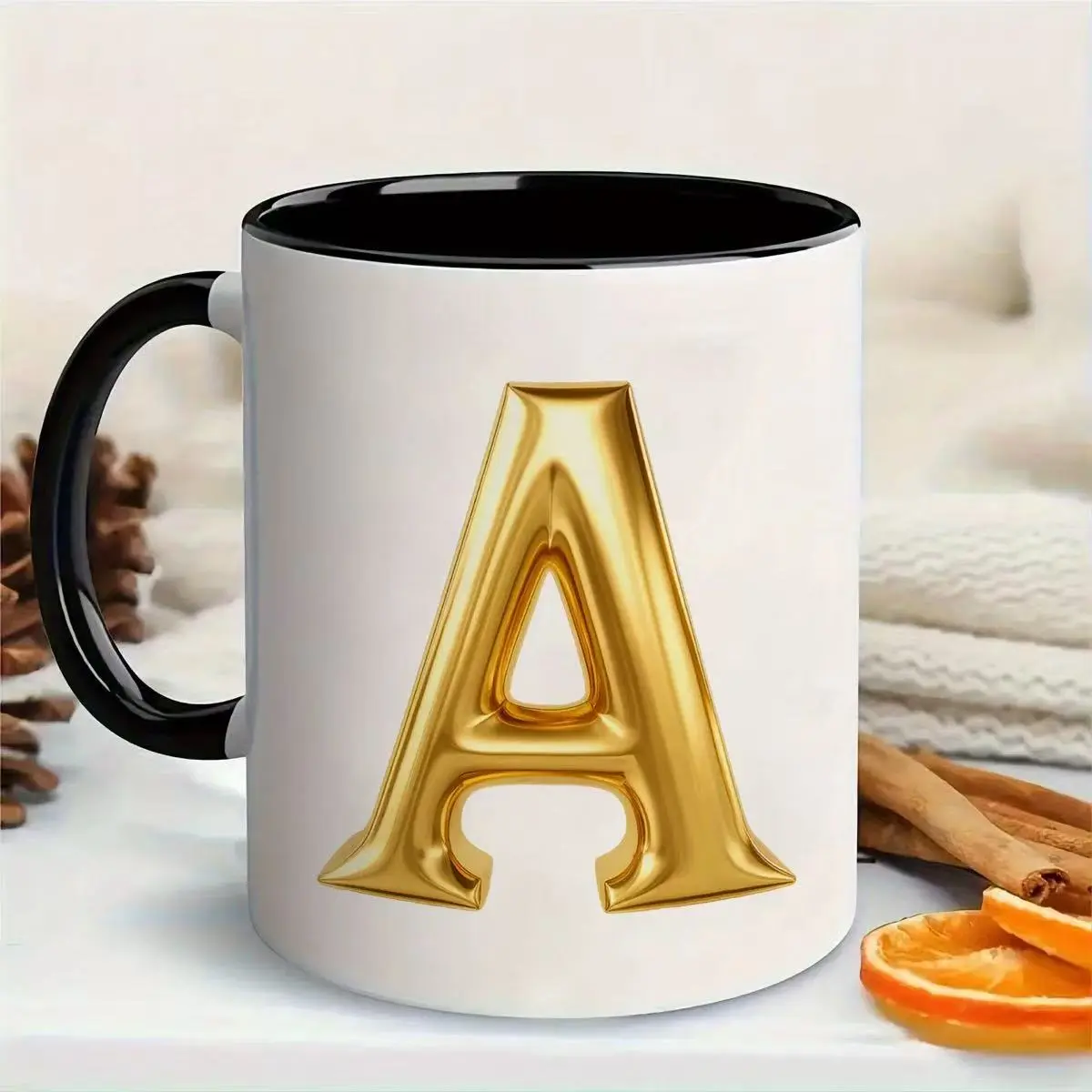 English alphabet mug