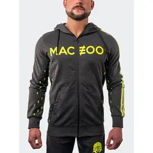 Maceoo Athleisure | Hoodie Monogram Grey